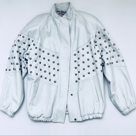 Rocco D'Amelio Jackets & Blazers - Dero Rocco D’Amelio Vintage Studded Leather Jacket